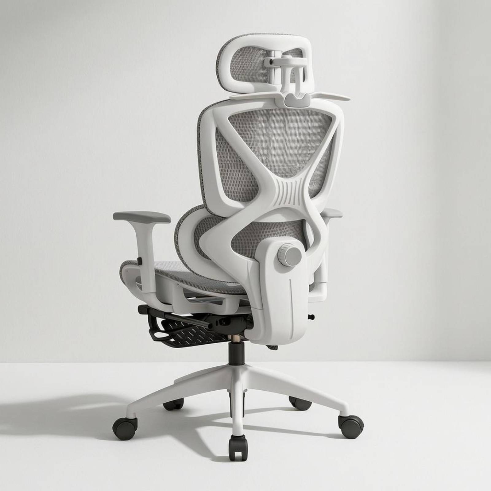 Office Furniture Commercial - เก้าอี้ตาข่ายปรับเอนได้ตามหลักสรีรศาสตร์ พนักพิงสูง พร้อมล้อเลื่อน ปรับระดับได้ รองรับการทำงานที่มีประสิทธิภาพ