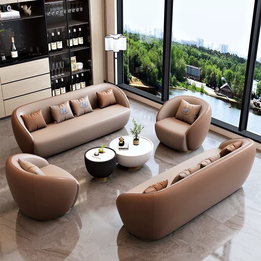 Office Furniture Wholesale - โซฟาสำนักงานหรูหรา น้ำหนักเบา สไตล์โมเดิร์นมินิมอล สำหรับรับรองธุรกิจ ประชุม พักผ่อน