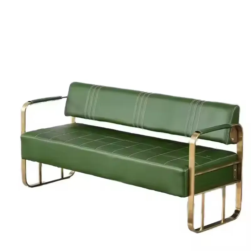 Office Furniture Modern - โซฟาหนังทันสมัยแบบสามที่นั่งสำหรับสำนักงาน โรงแรม ยิม ร้านเสริมสวย และร้านตัดผม