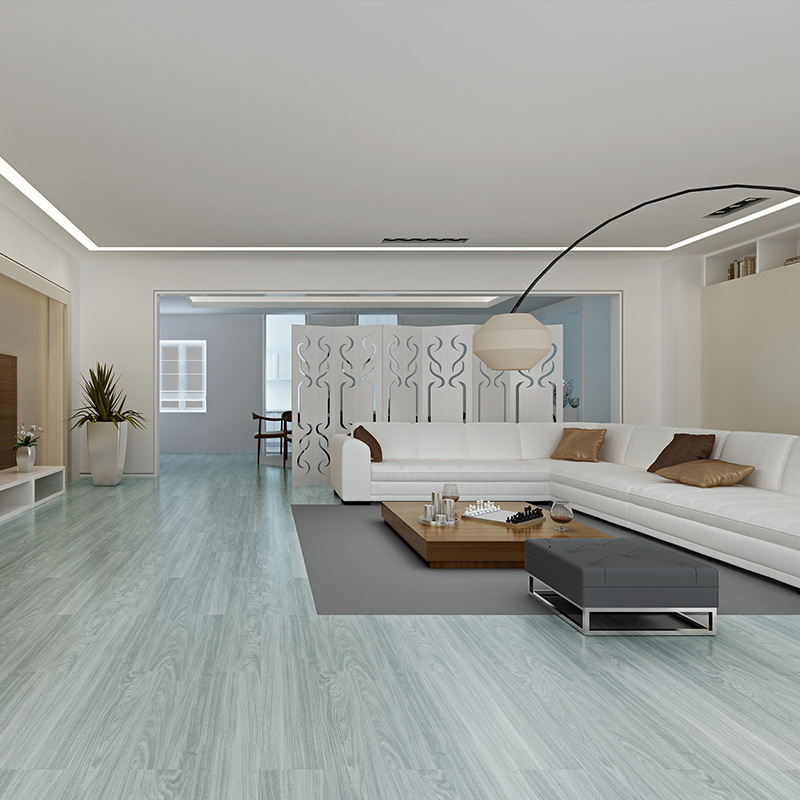 Office Furniture Commercial - สติกเกอร์ติดพื้น SPC ลายหนังลายไม้แบบมีกาวในตัว สำหรับตกแต่งภายในสำนักงาน แผ่นปูพื้นแบบประกบสำหรับอาคารสำนักงาน พรมปูพื้นเชิงพาณิชย์