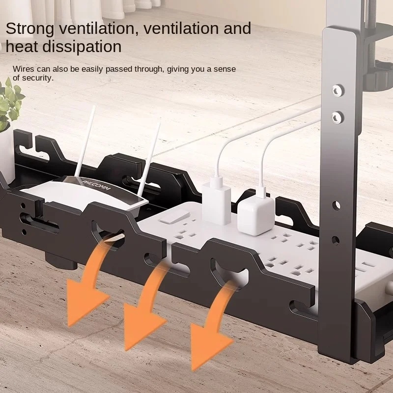 ถาดใส่สายเคเบิลโลหะใต้โต๊ะสำหร - Cable Tray Under Desk บทวิจารณ์และราคา