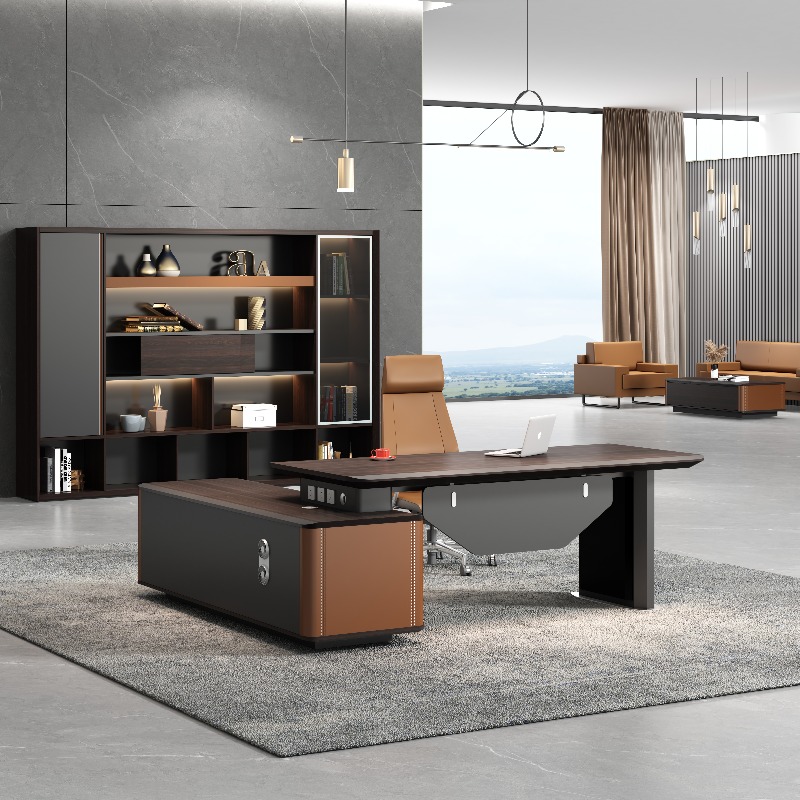 โต๊ะทำงานผู้บริหารรูปตัว L ขนา - Office Furniture Manufacturers บทวิจารณ์และราคา