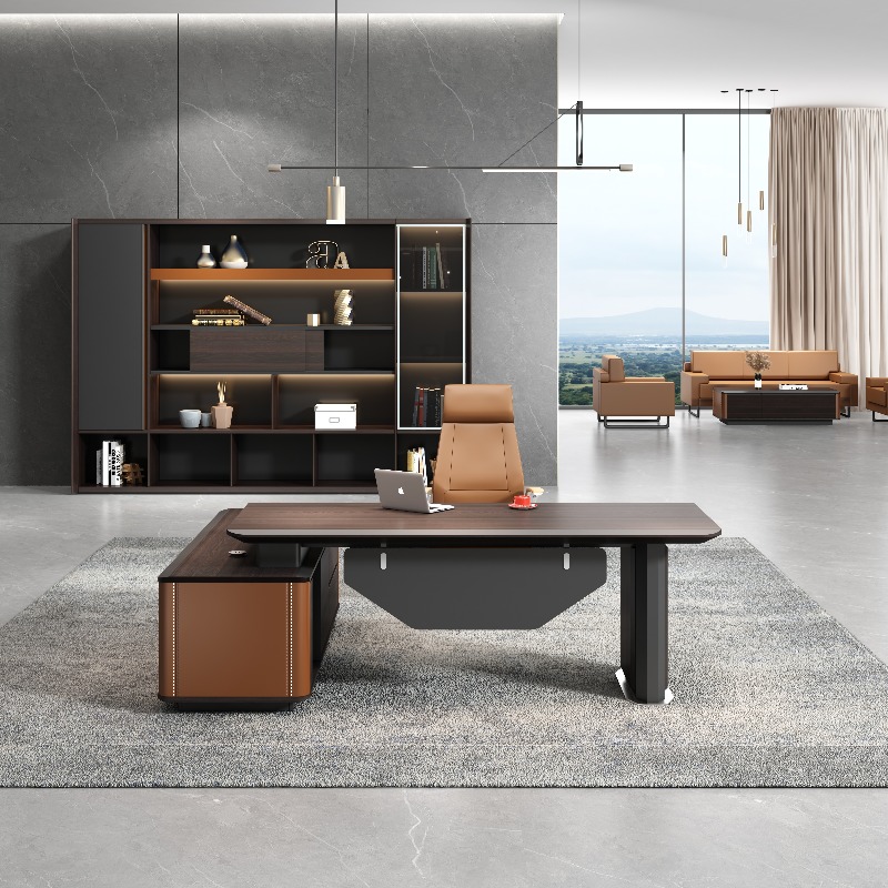 โต๊ะทำงานผู้บริหารรูปตัว L ขนา - Office Furniture Manufacturers บทวิจารณ์และราคา