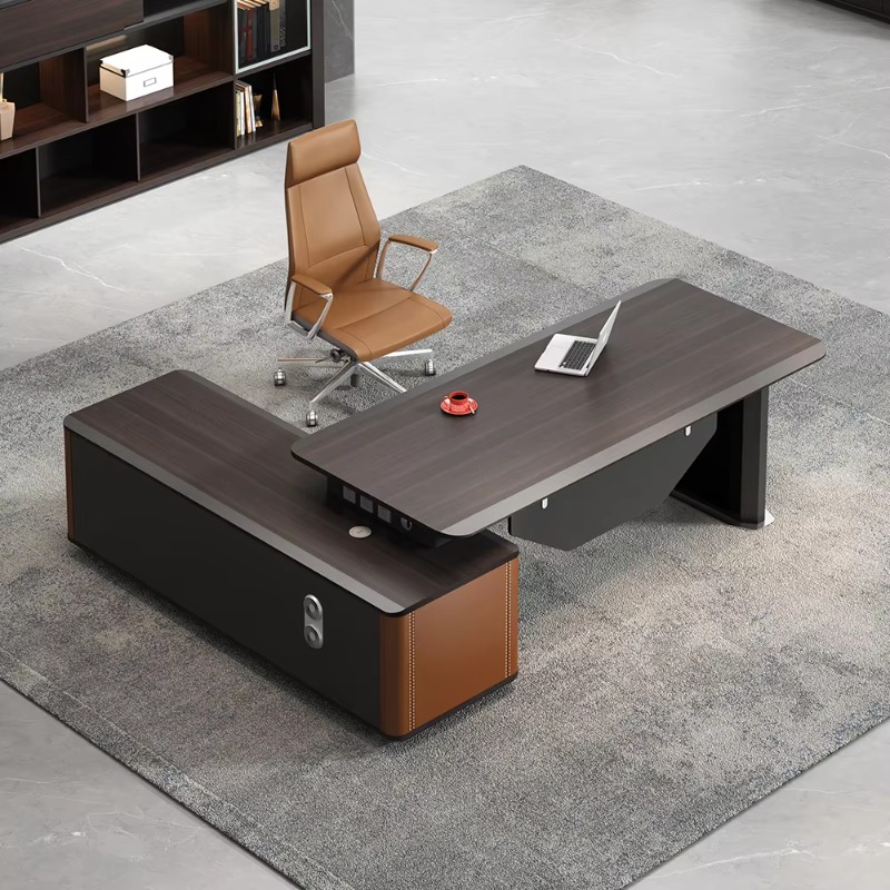 โต๊ะทำงานผู้บริหารรูปตัว L ขนา - Office Furniture Manufacturers บทวิจารณ์และราคา