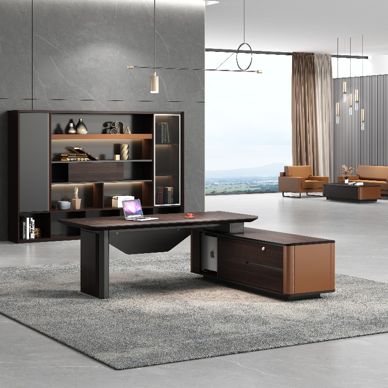 โต๊ะทำงานผู้บริหารรูปตัว L ขนา - Office Furniture Manufacturers บทวิจารณ์และราคา