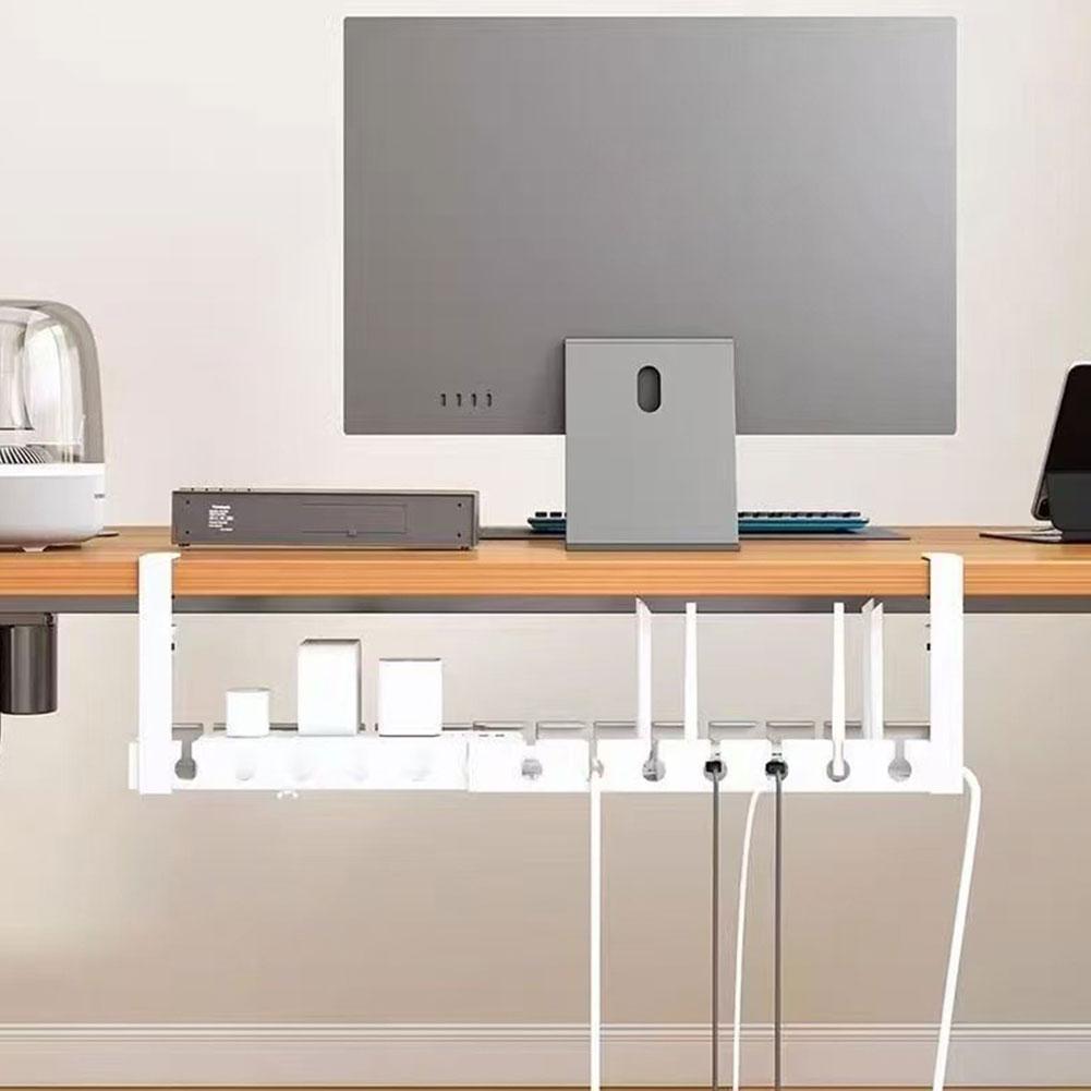 ที่เก็บสายไฟใต้โต๊ะแบบยืดหดได้ - Cable Tray Under Desk บทวิจารณ์และราคา