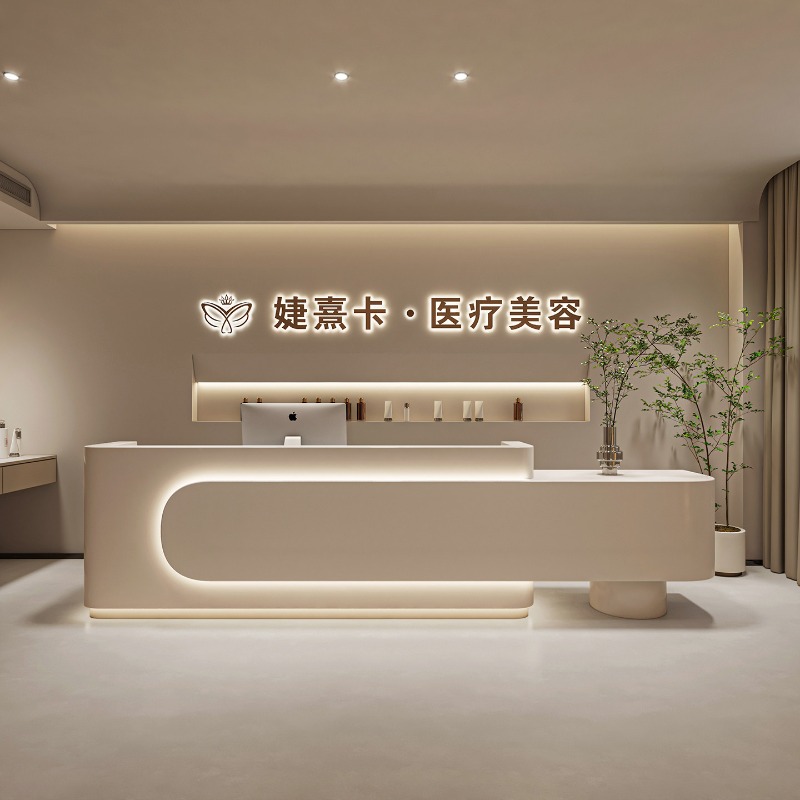 โต๊ะต้อนรับร้านเสริมสวยสมัยใหม - Office Furniture Store บทวิจารณ์และราคา