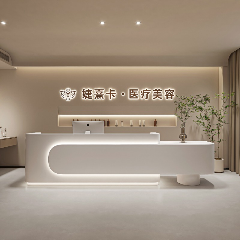 โต๊ะต้อนรับร้านเสริมสวยสมัยใหม - Office Furniture Store บทวิจารณ์และราคา