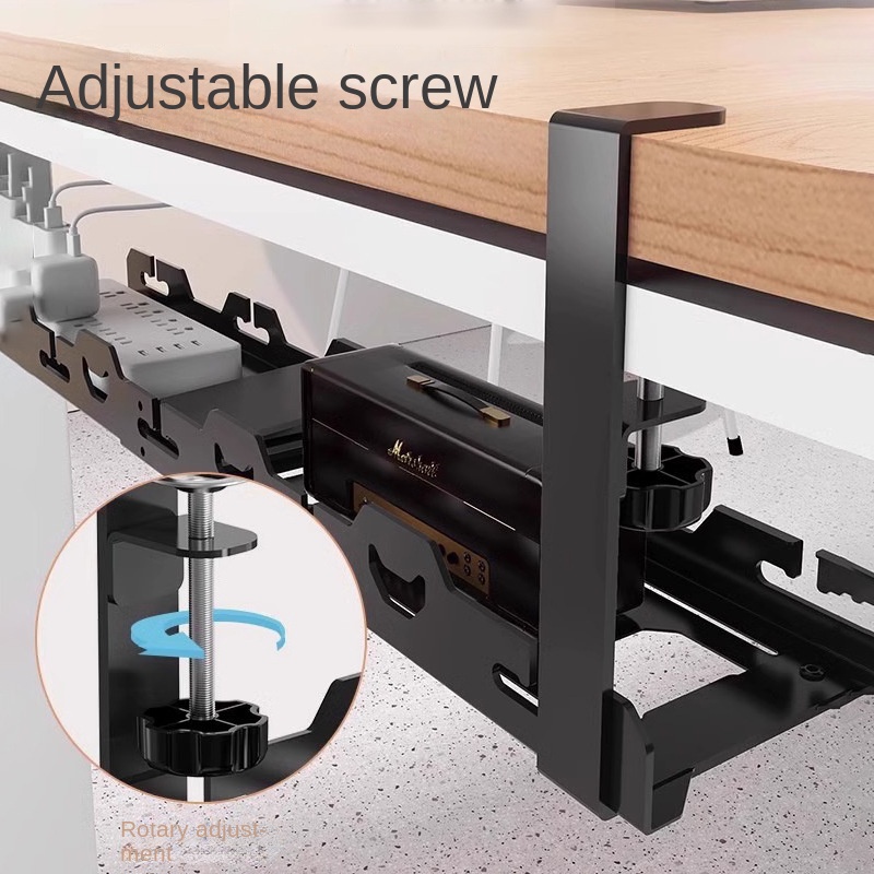 ชั้นวางของใต้โต๊ะแบบยืดหดได้ ถ - Cable Tray Under Desk บทวิจารณ์และราคา