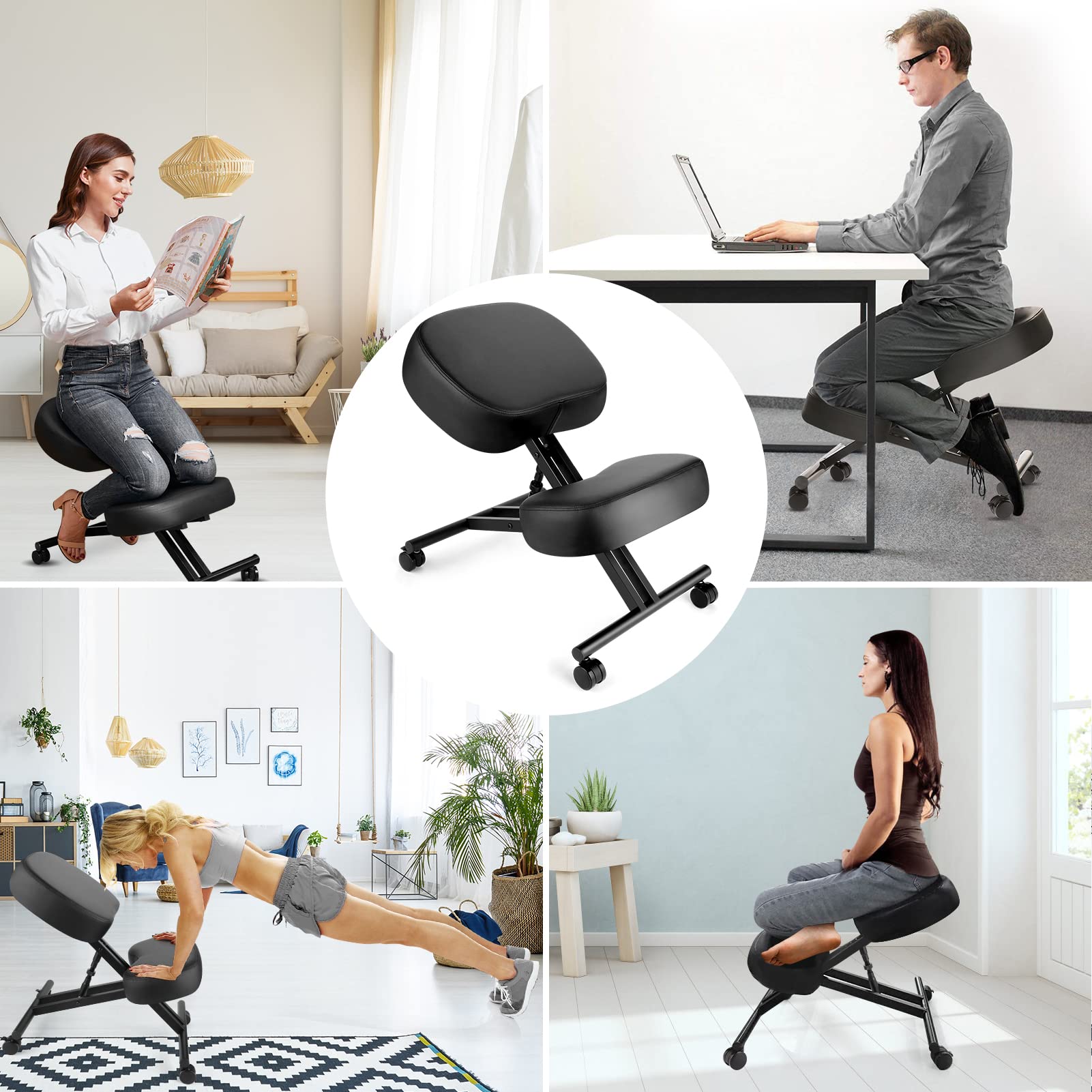เก้าอี้นั่งคุกเข่าตามหลักสรีรศ - Office Furniture Commercial บทวิจารณ์และราคา