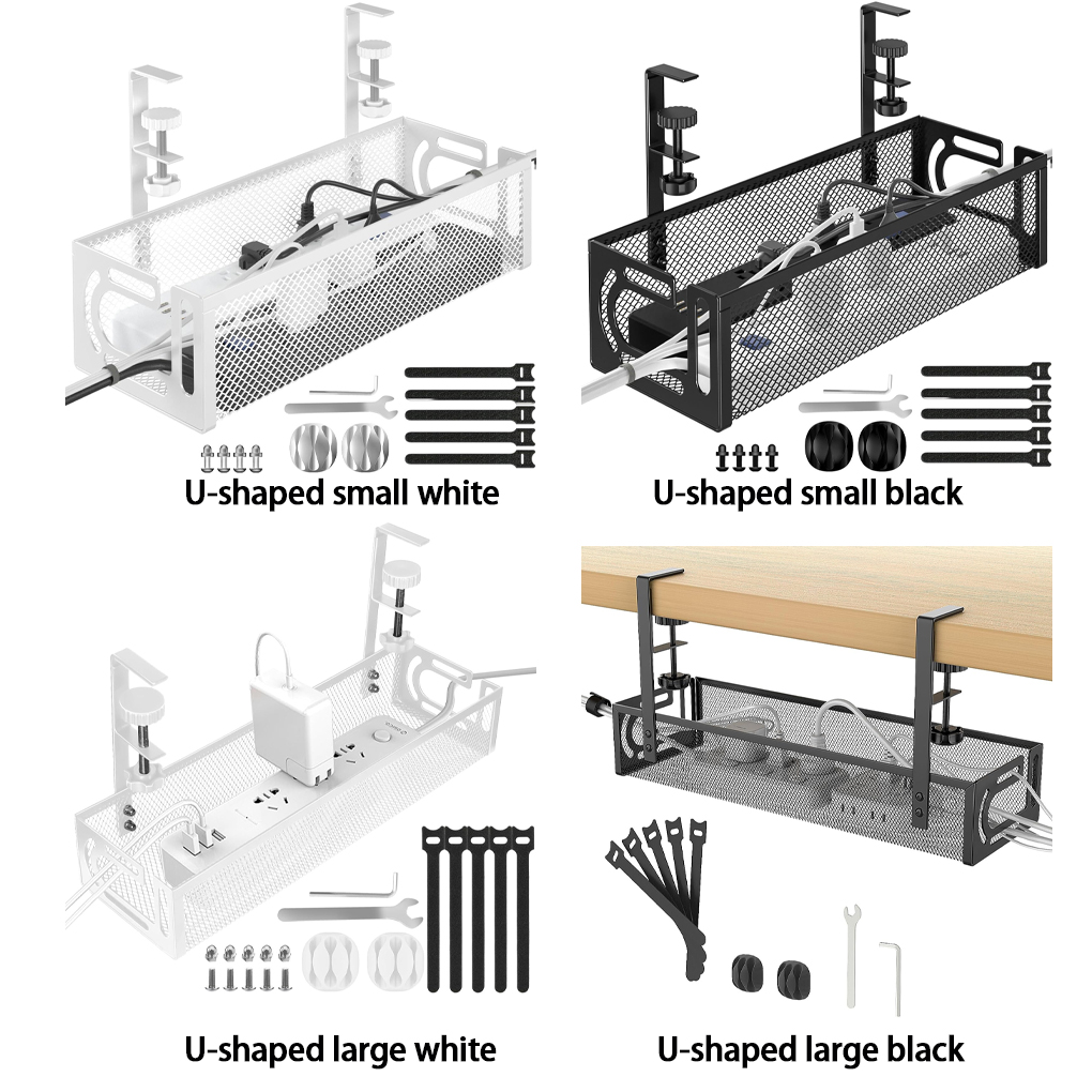 ใหม่การจัดการแบบพกพาใต้โต๊ะ,ถา - Cable Tray Under Desk บทวิจารณ์และราคา