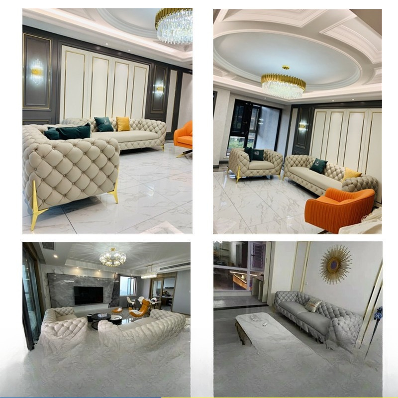 โซฟาหนังแท้สไตล์อเมริกัน โมเดิ - Office Furniture Manufacturers บทวิจารณ์และราคา