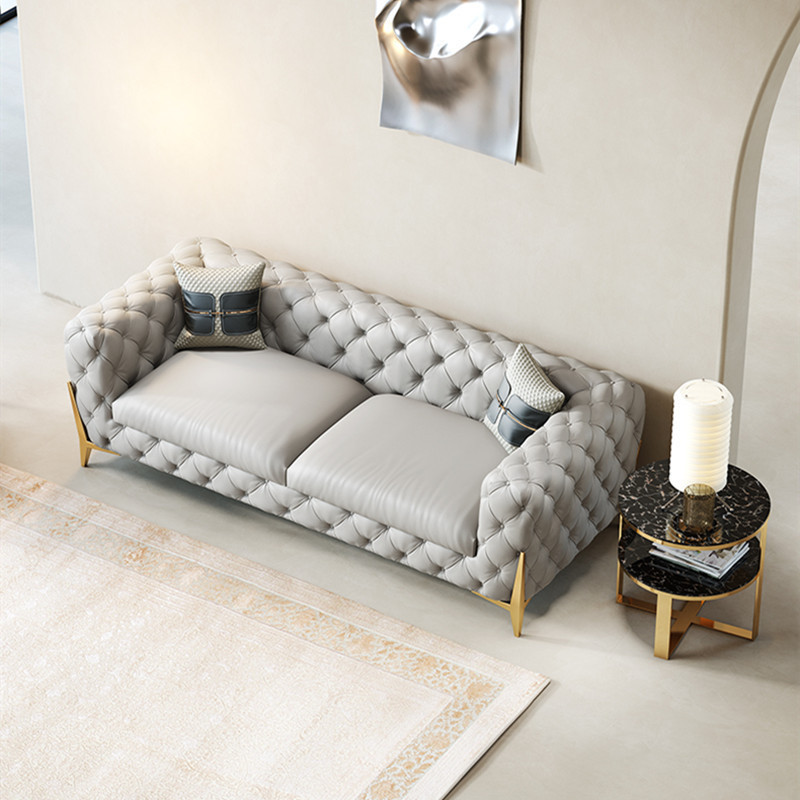 โซฟาหนังแท้สไตล์อเมริกัน โมเดิ - Office Furniture Manufacturers บทวิจารณ์และราคา