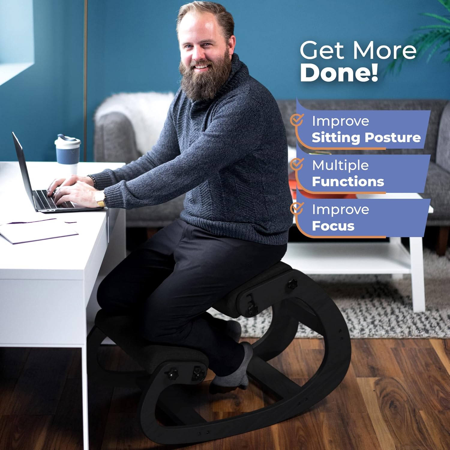 เก้าอี้ไม้ปรับระดับได้สำหรับนั - Office Furniture Commercial บทวิจารณ์และราคา