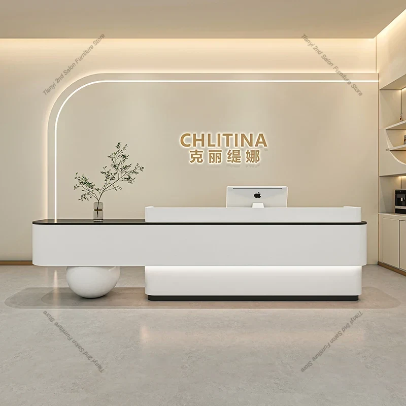เคาน์เตอร์ต้อนรับทันสมัยแบบเรี - Office Furniture Store บทวิจารณ์และราคา
