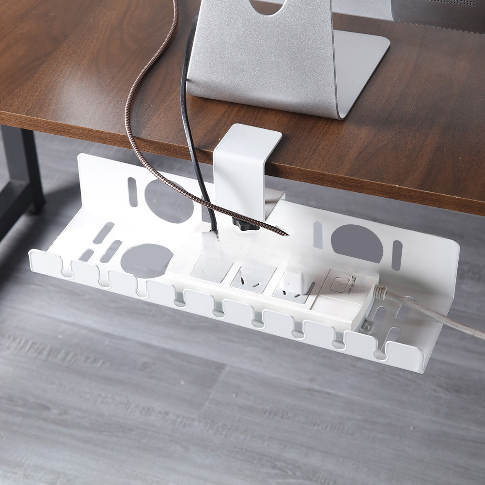ถาดจัดระเบียบสายไฟใต้โต๊ะ ไม่ต - Cable Tray Under Desk บทวิจารณ์และราคา