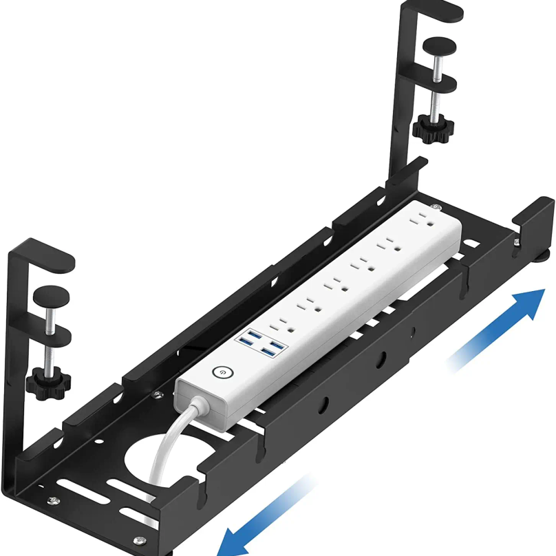 รางเก็บสายไฟใต้โต๊ะแบบยืดหดได้ - Cable Tray Under Desk บทวิจารณ์และราคา