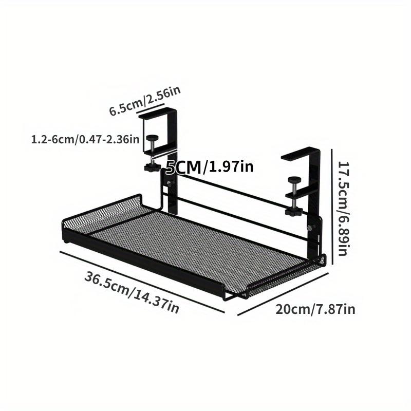 ที่เก็บสายเคเบิลใต้โต๊ะ 1 ชิ้น - Cable Tray Under Desk บทวิจารณ์และราคา