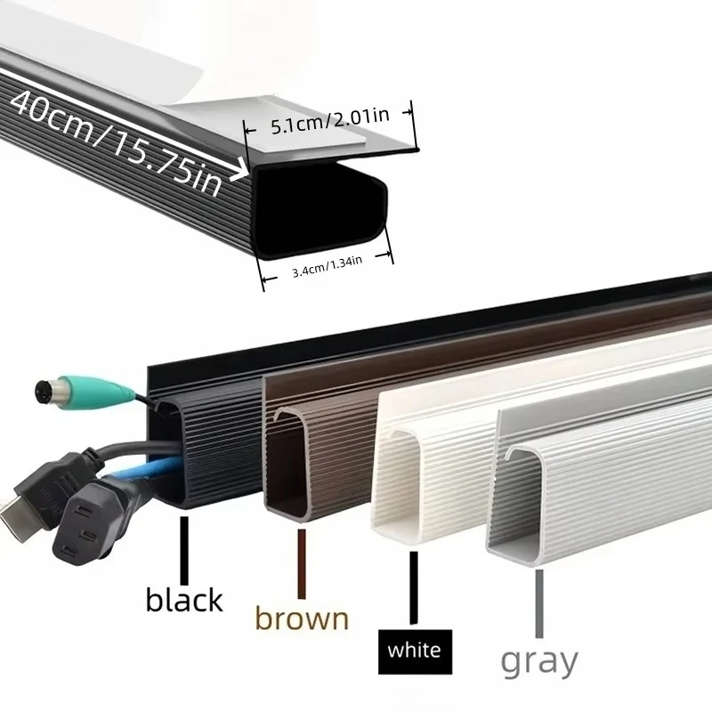 รางเก็บสายไฟ PVC 1 ชิ้น สำหรับ - Cable Tray Under Desk บทวิจารณ์และราคา