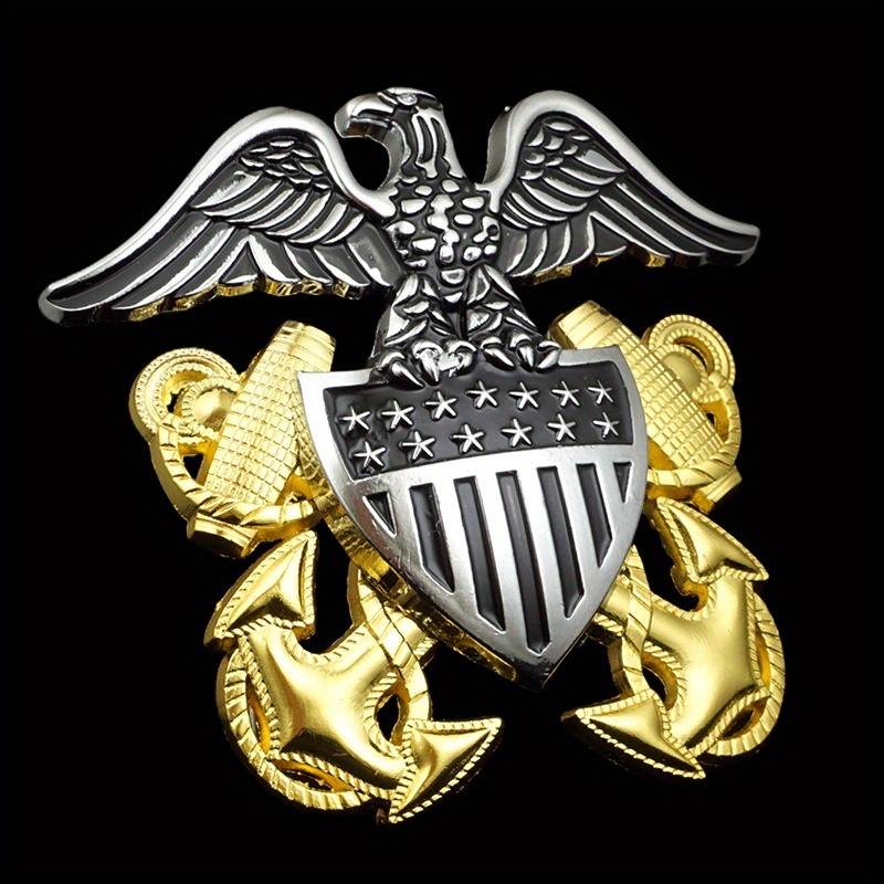 US Naval Officer Hat Badge Eag - Office Furniture Loft บทวิจารณ์และราคา