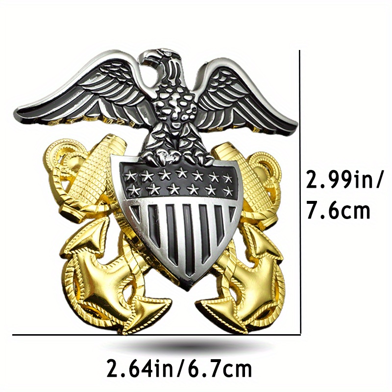 US Naval Officer Hat Badge Eag - Office Furniture Loft บทวิจารณ์และราคา