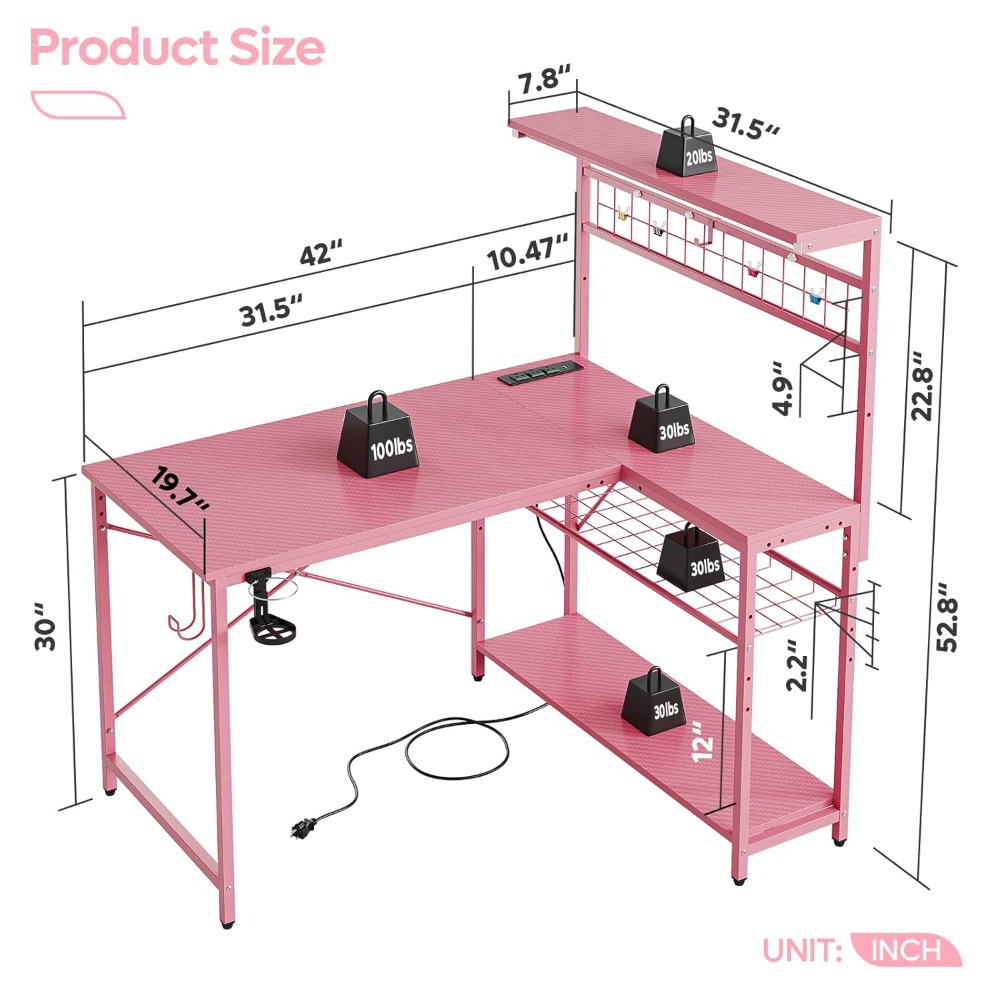 โต๊ะเกมมิ่ง 42 ลิตร โต๊ะคอมพิว - Office Furniture Wholesale บทวิจารณ์และราคา