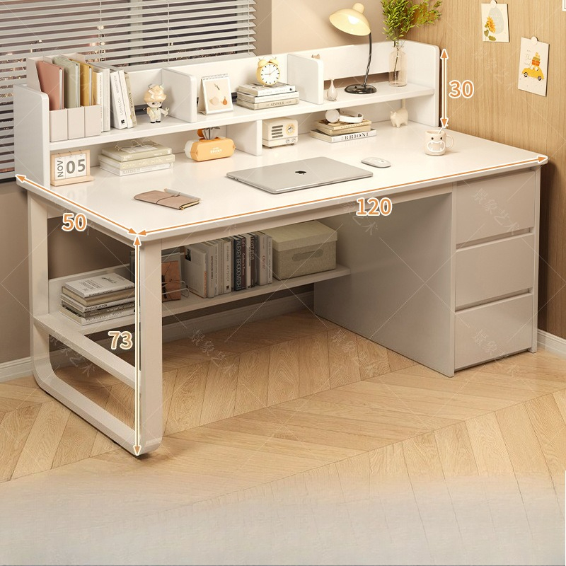 โต๊ะทำงานที่ทนทานพร้อมชั้นวางห - Office Furniture Manufacturers บทวิจารณ์และราคา