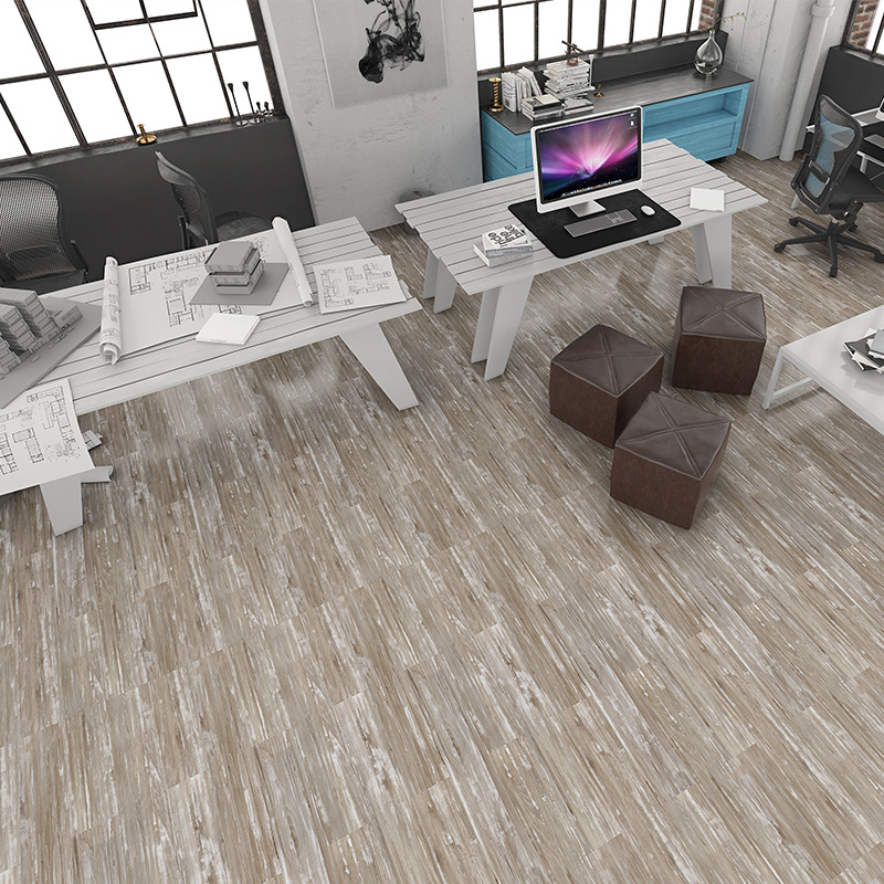 สติกเกอร์ติดพื้น SPC ลายหนังลา - Office Furniture Commercial บทวิจารณ์และราคา